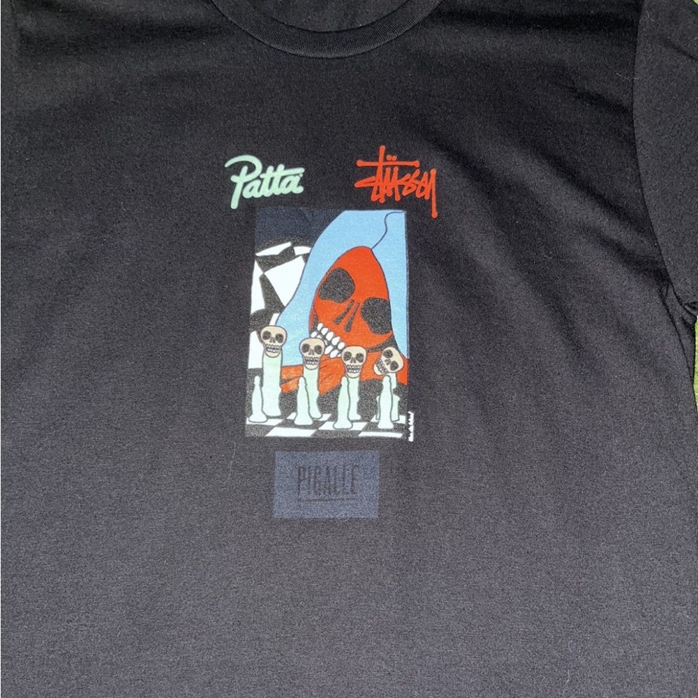 Stussy Black Crewneck Tee